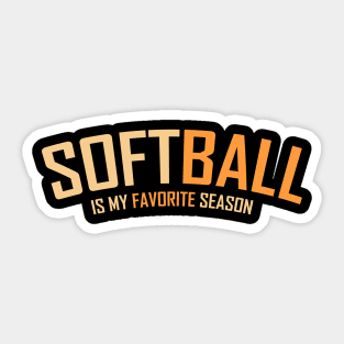 softball Sticker